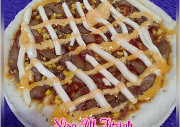 Pizza Teflon topping sederhana