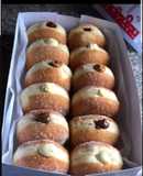 Coated sugar doughnuts