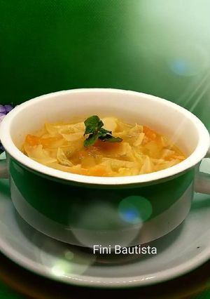 Una foto de Sopa quemagrasa