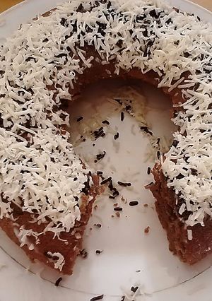 Foto resep bolu coklat keju gampang :)