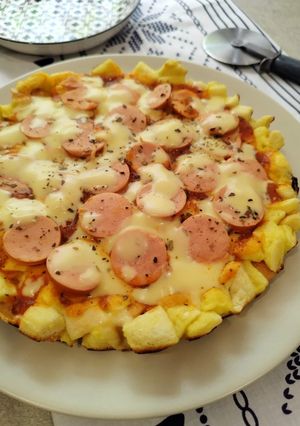 Foto resep Pizza Teflon Pinggiran Roti