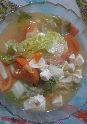 Foto resep Tumis sawi putih tahu