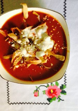 Una foto de Sopa tarasca
