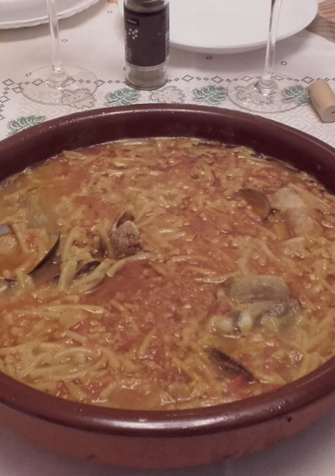 Una foto de Fideos a mi manera  