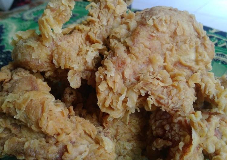 Resep Ayam Krispy Crispy KFC Kentaki Anti Gagal