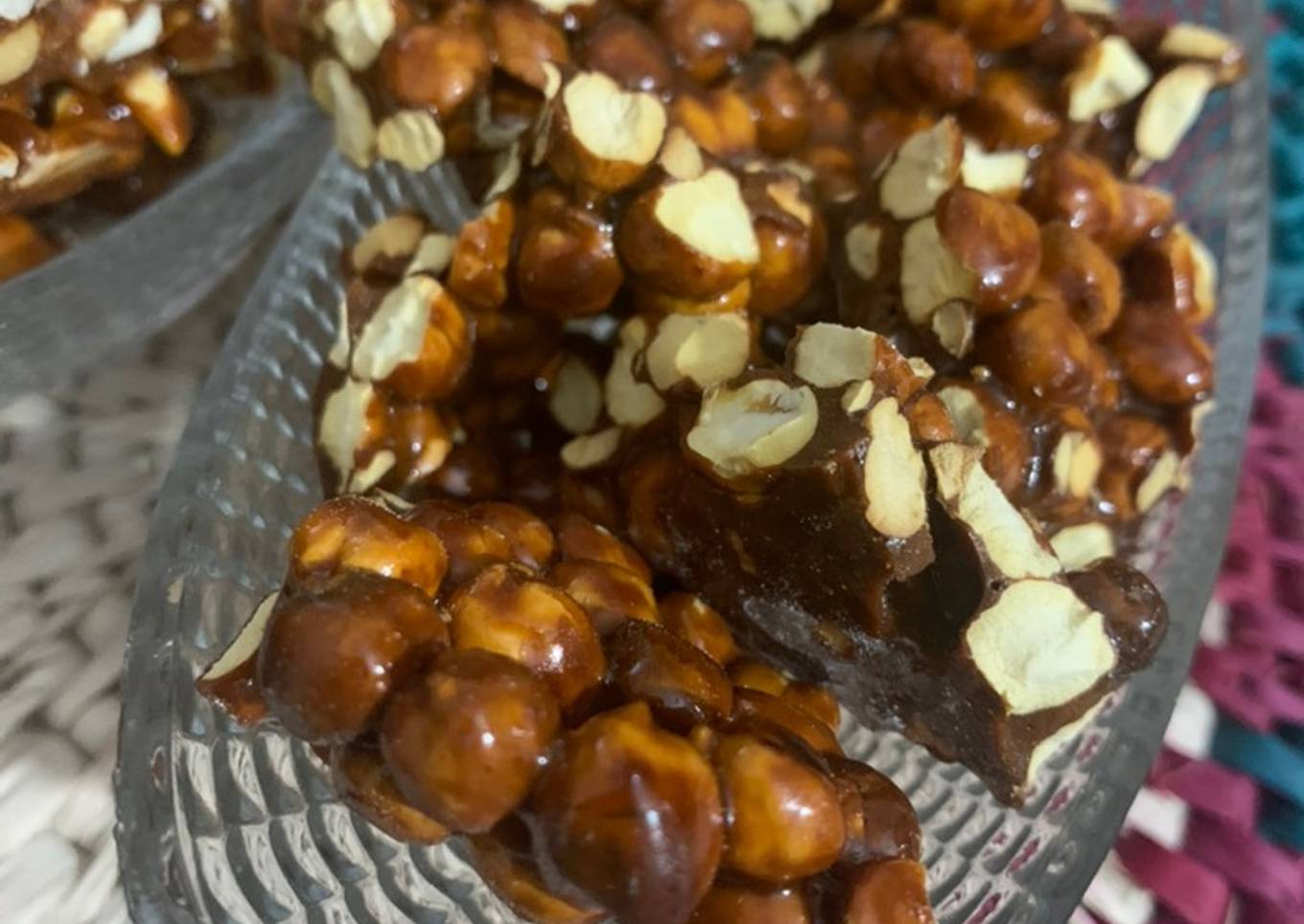 Chana chikki (Chickpea Brittle)
