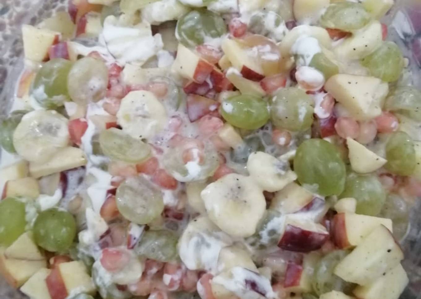 Creamy fruit chat