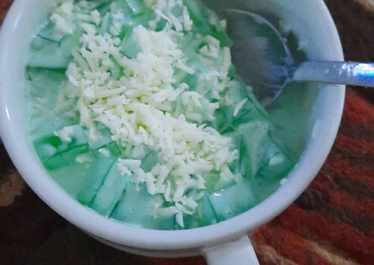 Cara Memasak Buko Pandan With Wippy Cream Bikin Nagih Terus Ekonomis