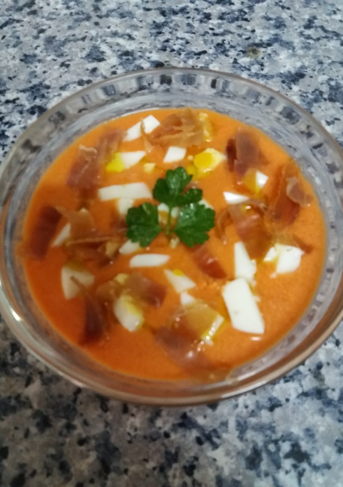 Una foto de Receta de salmorejo