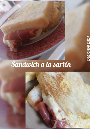 Una foto de Sándwich a la sartén 🥪🧀🍳🥚🥓