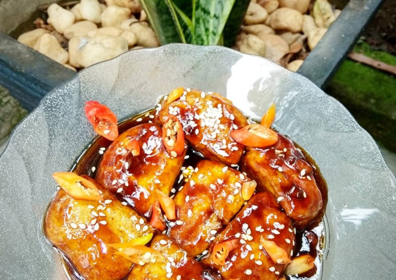 Tahu teriyaki