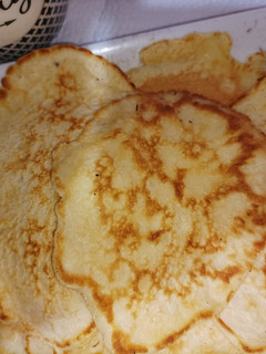 Una foto de Panqueques salados para el desayuno