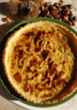 Une photo de Flan pâtissier à la crème de marron