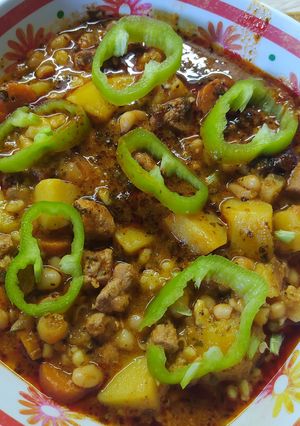 Babgulyás bográcsban🫘🍲 recept fotója