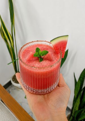 عکسی از دستور آب هندوانه و گلاب
