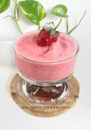 Foto resep Strawberry Milk Juice