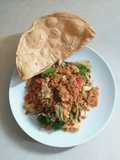 Nasi goreng lemak sapi (gajih)