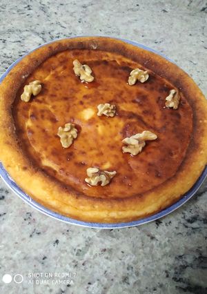Una foto de Tarta de requesón y yogur griego