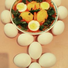 A picture of Egg Curry.