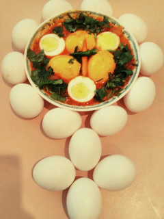 A picture of Egg Curry.