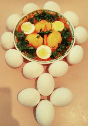 A picture of Egg Curry.
