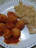 Polpette di lenticchie e manzo al sugo
