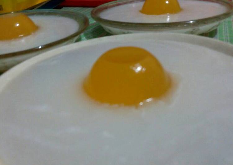 Puding telor ceplok