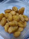 Ñoquis con curry tipo chizitos