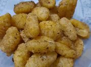 Una foto de gnocchi air fryer