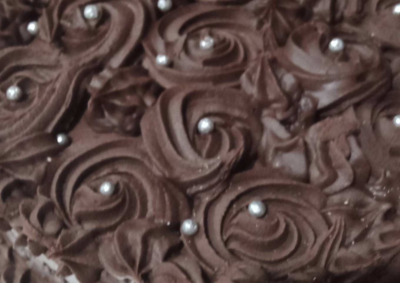 Eggless chocolate cake