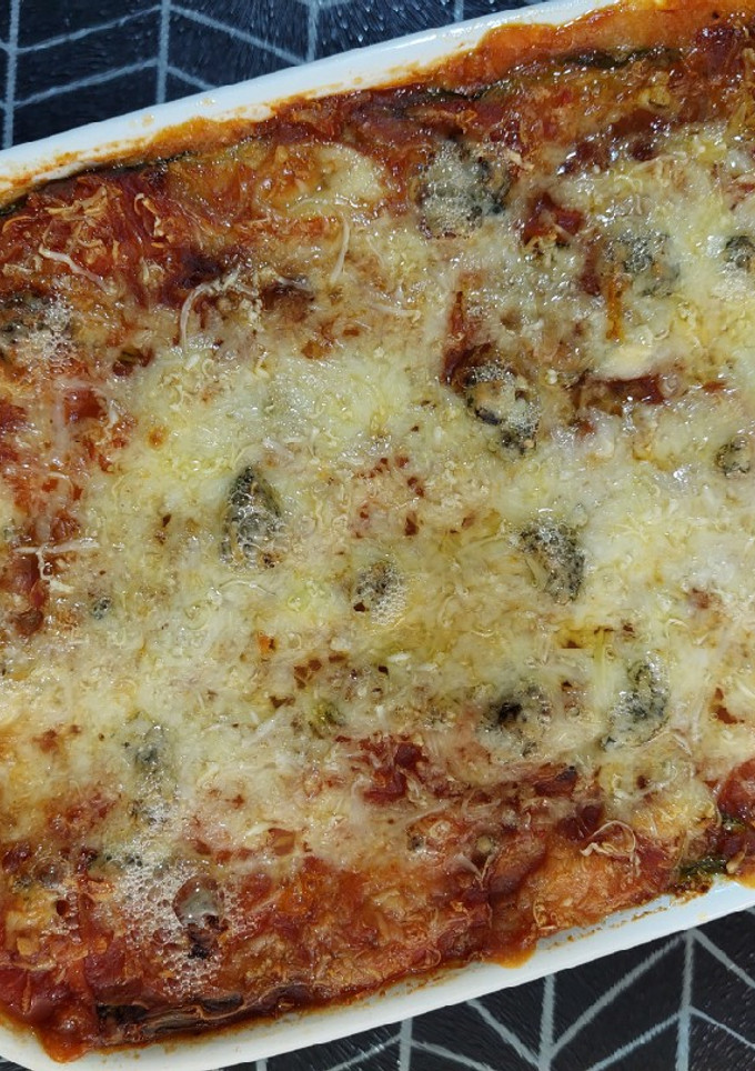 Una foto de Lasaña Vegetariana Duo🌱🍄(Salsa Bechamel y Boloñesa)