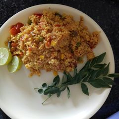 A picture of Broken wheat upma.