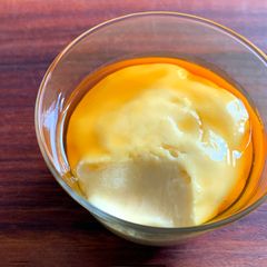 Microwave 1 Egg Yolk Custard A picture of Microwave 1 Egg Yolk Custard.