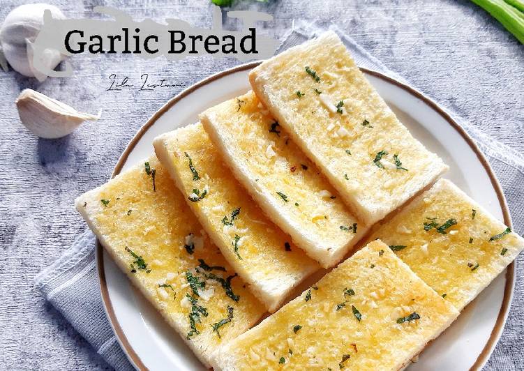 Resep Garlic Bread dari Roti Tawar Anti Gagal