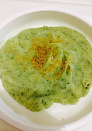 Foto resep Mashed Potato Tofu Brokoli Baby Chayote With Sprinkle Flaxseed Mpasi+