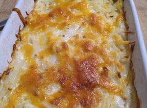 Une photo de Gratin courge spaghetti pomme de terre