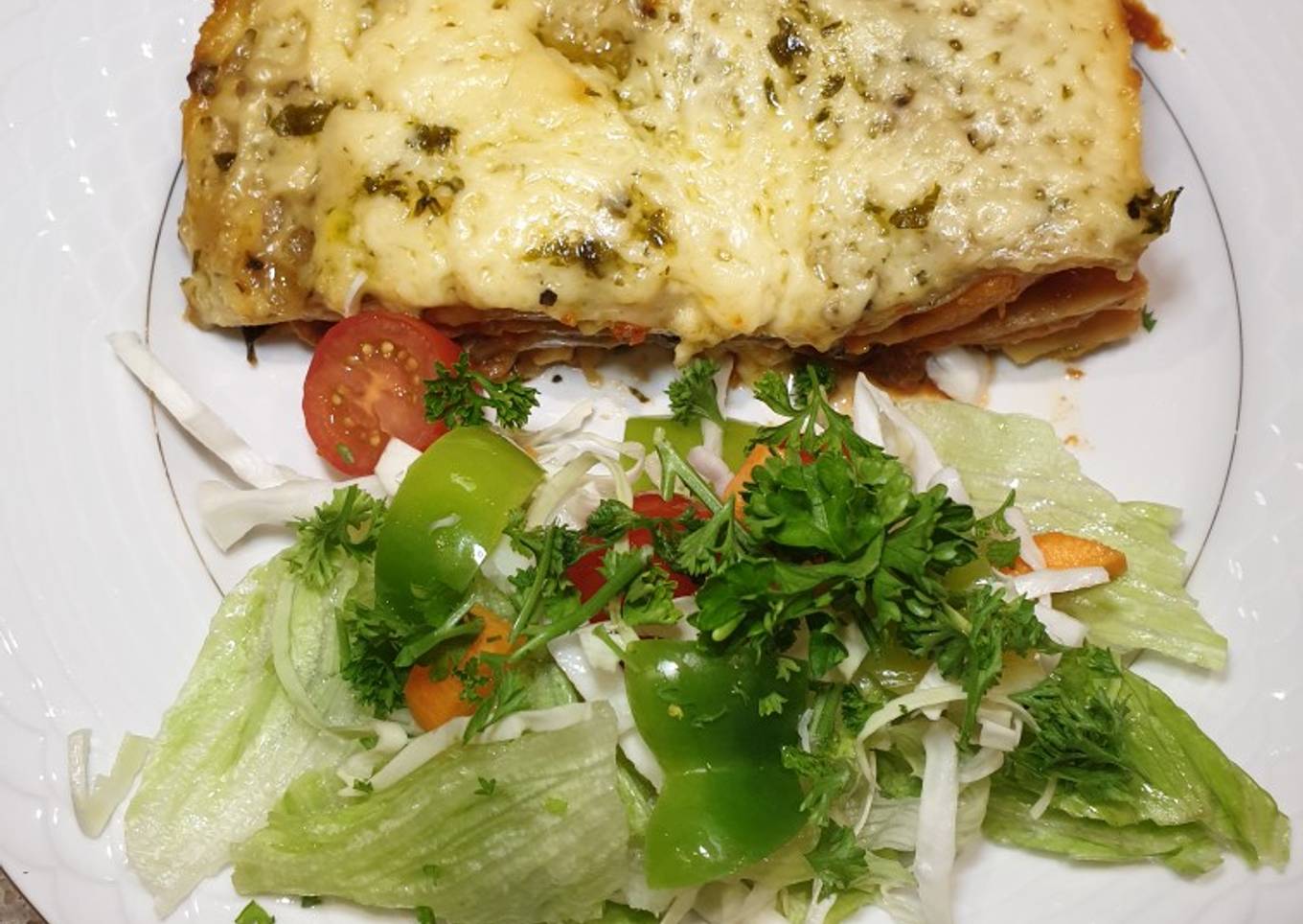 Vegetable lasagna#themechallenge