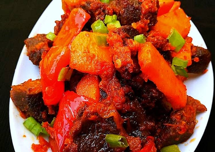 Simple Way to Make Speedy Meat stir-fry veggies sauce