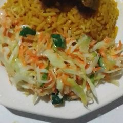 A picture of Creamy jollof rice.