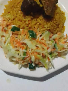 A picture of Creamy jollof rice.