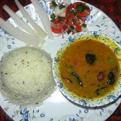 A picture of Dal rice.