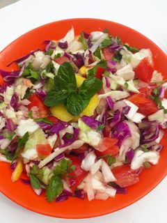 صورة لوصفة سلطة دايت 🌺🍈🌷