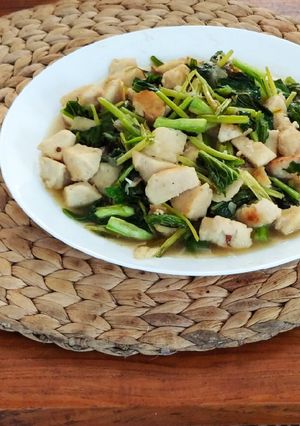 Foto resep Tumis sawi bakso ayam