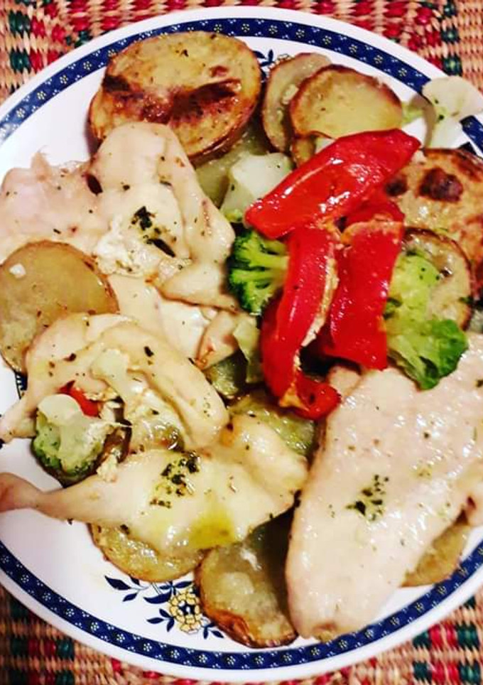 Una foto de Filetes de pechuga al horno
