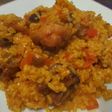 Arroz con pollo de la huerta