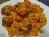 Arroz con pollo de la huerta