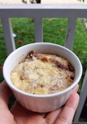 Foto resep Puding Roti Kurma Snack MPASI