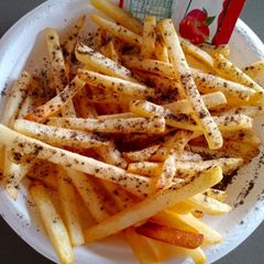 A picture of French fries.