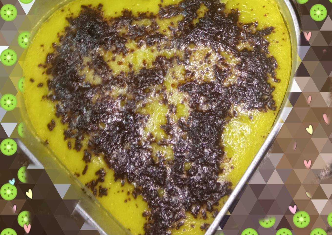 Cake pandan panci yg penting jadi kue takaran sendok