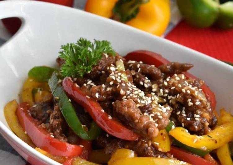 Daging Tumis Pelangi